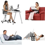 2020 New Adjustable Ergonomic Portable Aluminum Laptop Desk